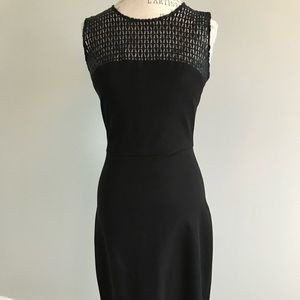 ROLAND MOURET FOR BANANA REPUBLIC size 6 black dress